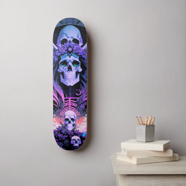 Chaos Skull Series One Skateboard (Wandkunst)