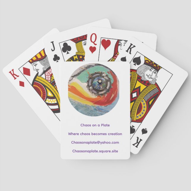 Chaos Spielkarten – Swirl Gear Edition (Rückseite)
