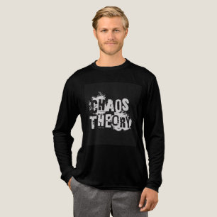 Chaos-Theorie-Grafik-T-Shirt – Grunge Streetwear S Tri-Blend Shirt