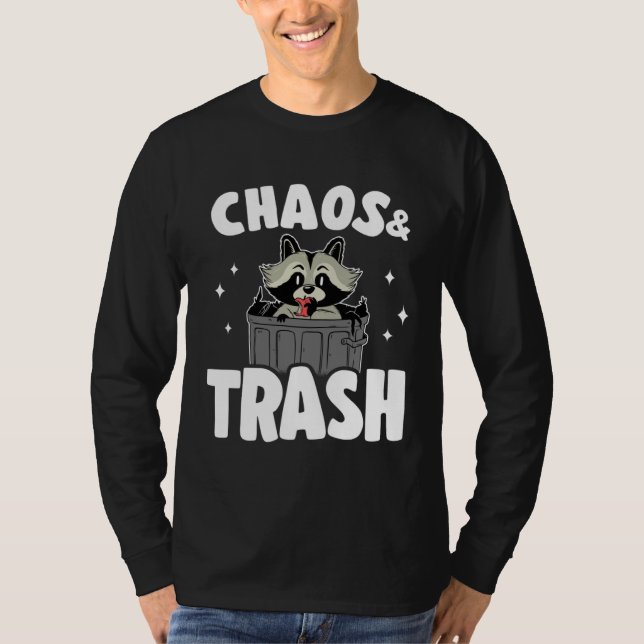 Chaos & Trash Garbage Panda Raccoon  6 T-Shirt (Vorderseite)
