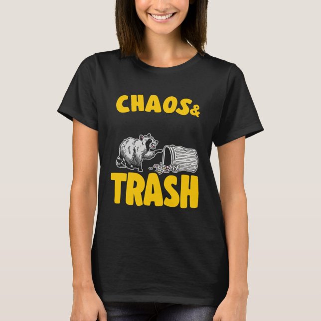 Chaos & Trash Garbage Panda Raccoon  7 T-Shirt (Vorderseite)
