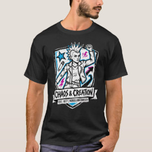 Chaos- und Kreations-Shirt – Punk-Rebellions-Abtei T-Shirt
