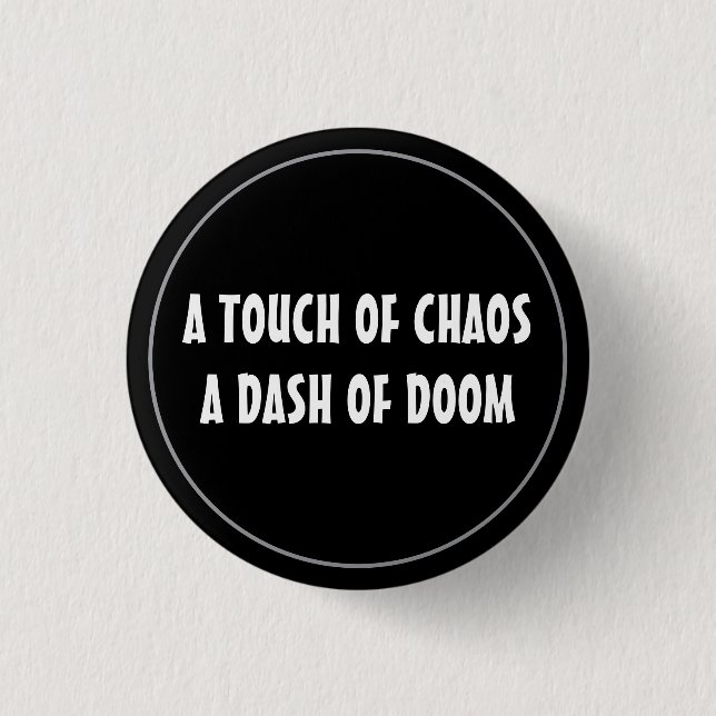 Chaos und Untergang Button (Vorderseite)