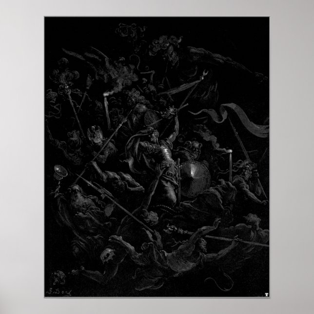 Chaos Watches Gustave Dore Poster (Vorne)