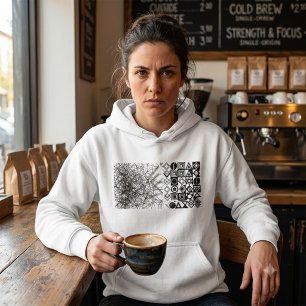 Chaos zu Ordnung Abstrakte Geometrie  Hoodie