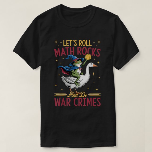 Chaotic DnD Frog Goose Meme Design T-Shirt (Design vorne)