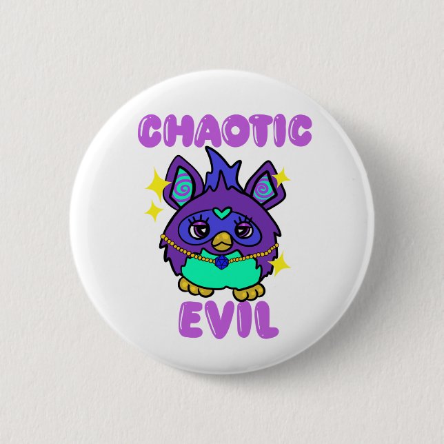 Chaotic Evil Furb Button (Vorderseite)