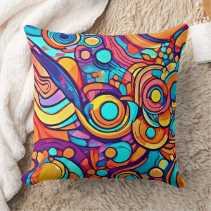 Chaotic Joyful Color Dance Kissen
