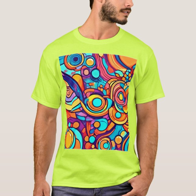 Chaotic Joyful Color Dance T-Shirt (Vorderseite)