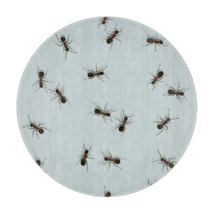 Chaotic Red Ants Stilvolles Muster Schneidebrett