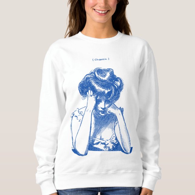 Chaotic - Retro Sketch Style Sweatshirt (Vorderseite)