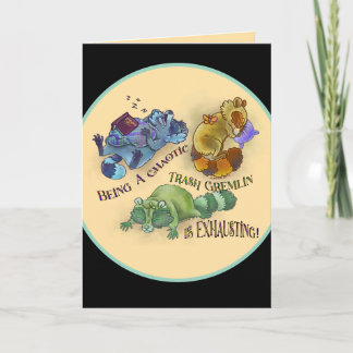 Chaotic Trash Gremlin, sleepy raccoons Karte