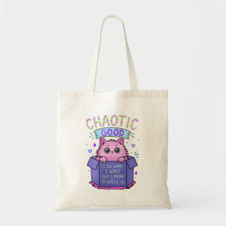 Chaotisch Gute Katze | Ich Tue Was Ich Will Tragetasche