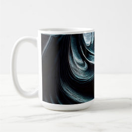 Chaotische dunkle Meere, die von den Sturmwinden g Kaffeetasse