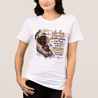 Chaotische Galaxien in ihrem Kopf, himmlischer Mon Tri-Blend Shirt