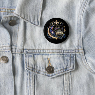 Chaotische Galaxien Mondphasen Himmelsästhetik Button