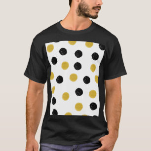 Chaotische Goldpunkte: Vintager Splash. T-Shirt