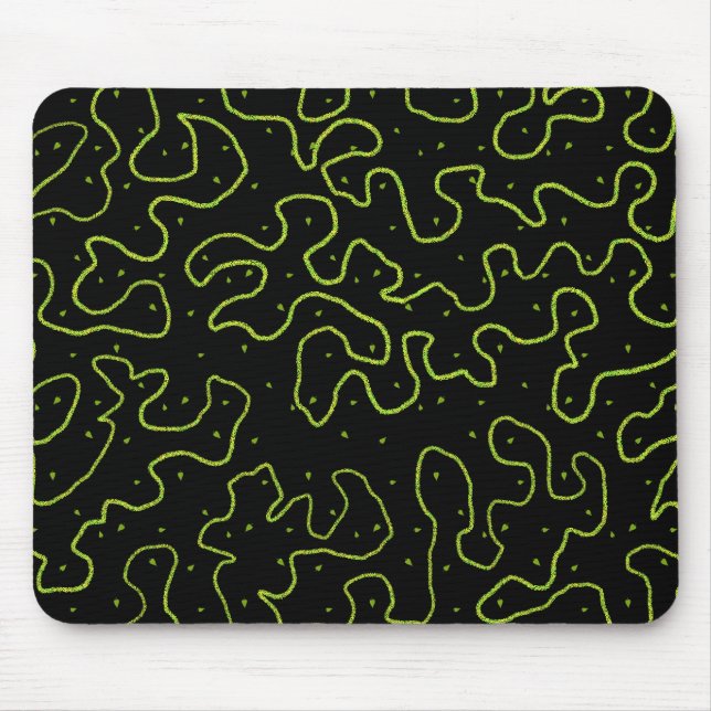 Chaotische Linien Mousepad (Vorne)