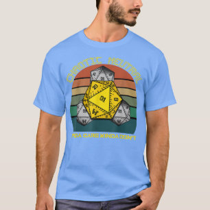 Chaotische neutrale Kinda Care Kinda Dont Gamer T-Shirt