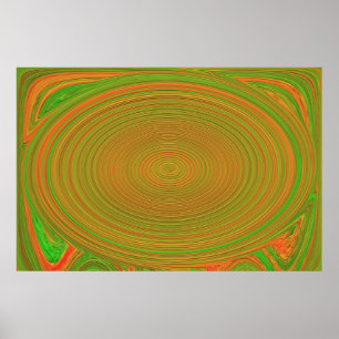 Chaotischer Wirbel. Poster