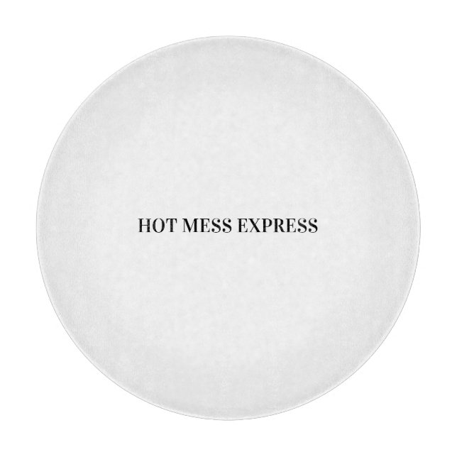 CHAOTISCHER ZUG EXPRESS SCHNEIDEBRETT (Vorderseite)