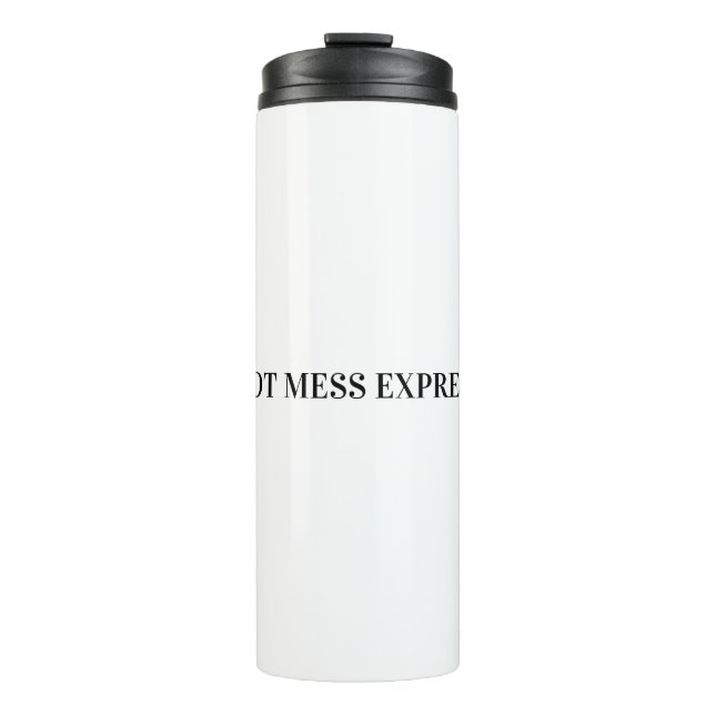 CHAOTISCHER ZUG EXPRESS THERMOSBECHER (Vorderseite)