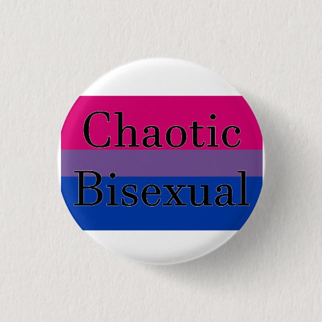 Chaotisches bisexuelles button (Vorderseite)