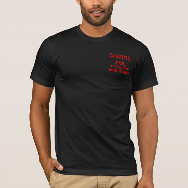 Chaotisches Übel T-Shirt (Vorderseite)