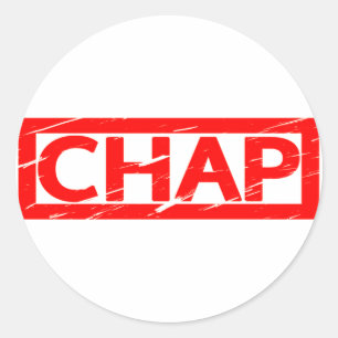 Chap-Briefmarke Runder Aufkleber