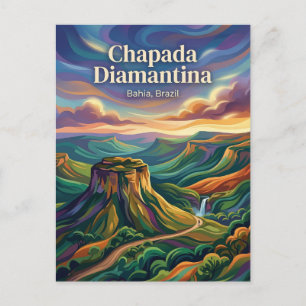 Chapada Diamantina Brasilien Postkarte