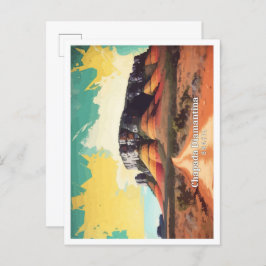 Chapada Diamantina Pop Kunst, Dichtung und Musik Postkarte