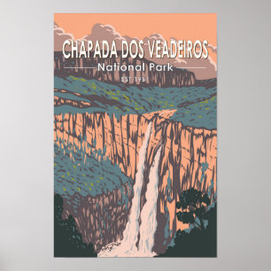 Chapada Dos Veadeiros Nationalpark Brasilien Reise Poster