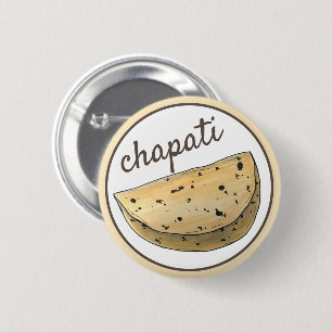 Chapati Roti Indian Food Bread Flatbrett Feinschme Button