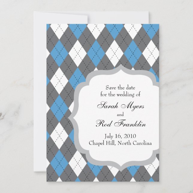 Chapel Hill NC Save the Date (Vorderseite)