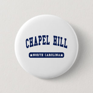 Chapel Hill North Carolina Uni Style T-Shirt Button