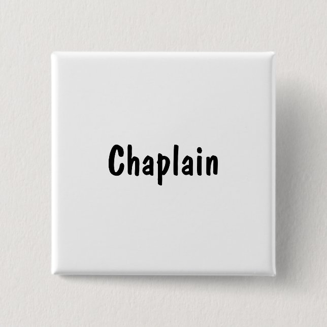 Chaplain Button (Vorderseite)