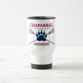 ChapLAX Greifer-Logo 15 Unze-Reise-Tasse Reisebecher