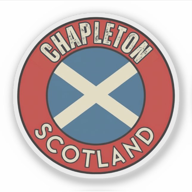 Chapleton, Schottland Aufkleber (Vorderseite)