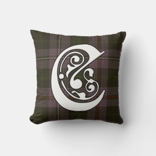 Chapman Clan Tartan Monogram Kissen
