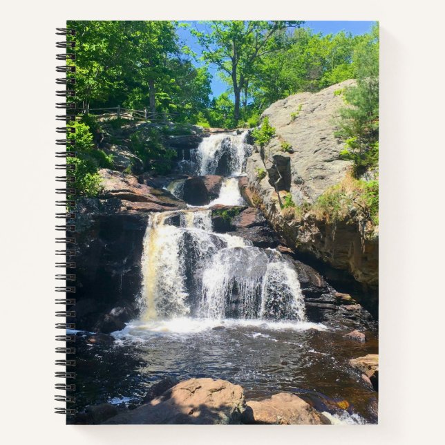 Chapman Falls Gelassenheit Notizbuch (Vorderseite)