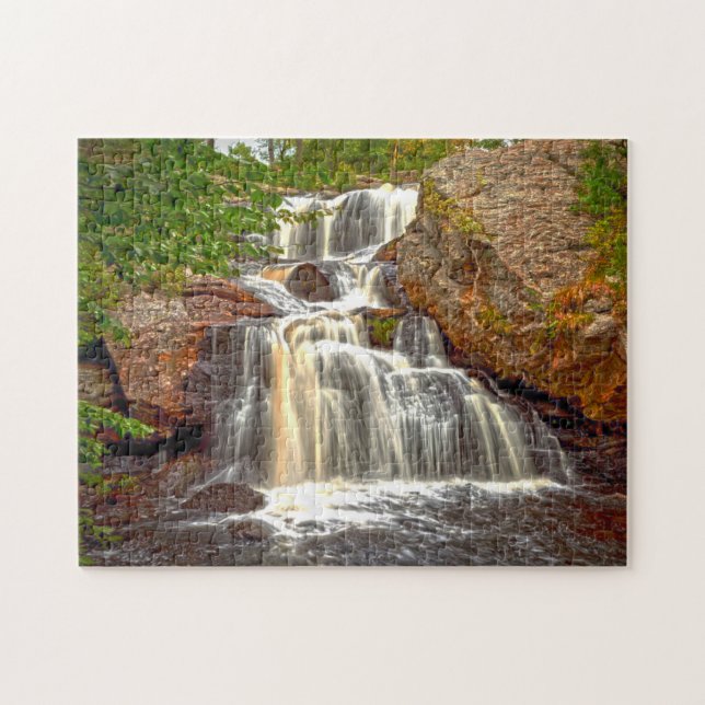 Chapman Wasserfall Connecticut. Puzzle (Horizontal)