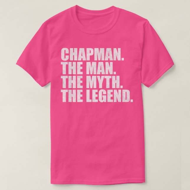 ChapmanChapman Familienname Chapman Nachname Chapm T-Shirt (Design vorne)
