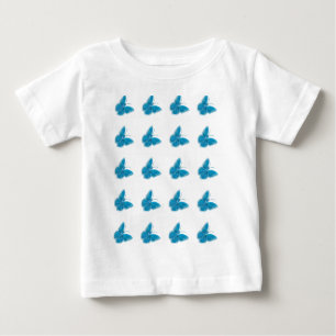 Chapmans blaue Schmetterlinge fliegen Baby T-shirt