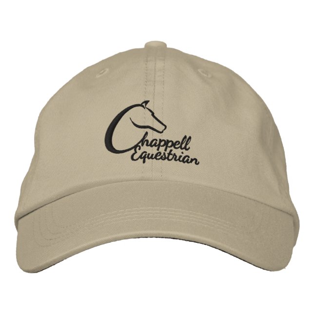 Chappell Equestrian Ball Cap Bestickte Baseballkappe (Vorderseite)