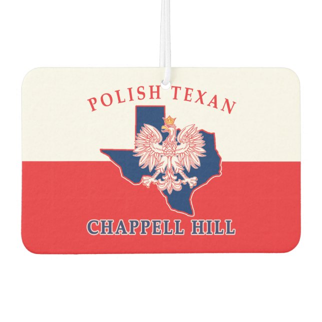 Chappell Hill Polnisch Texan Autolufterfrischer (Vorderseite)