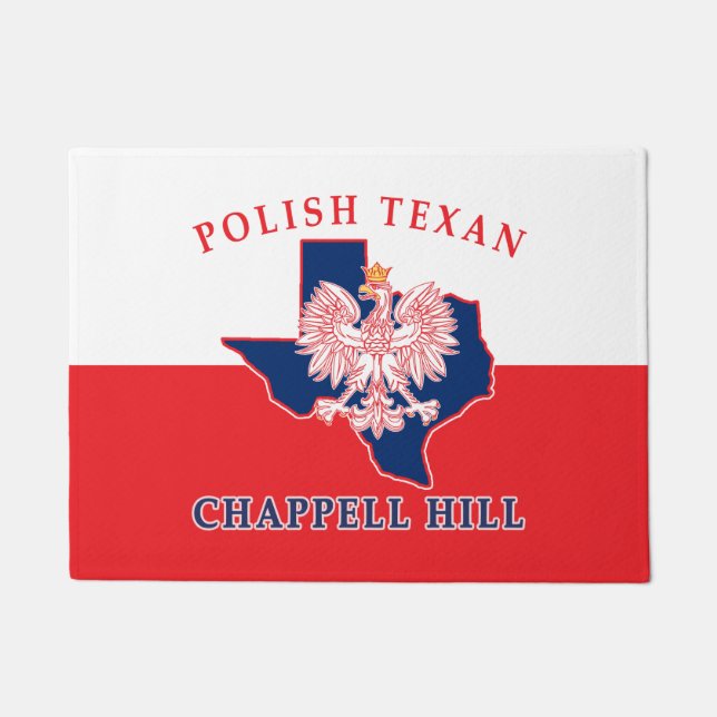 Chappell Hill Polnisch Texan Fußmatte (Vorderseite)