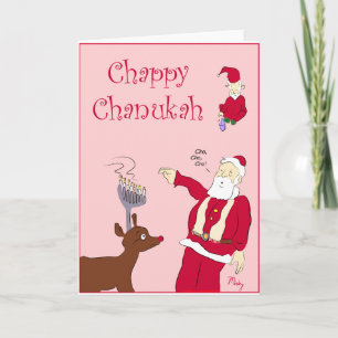 Chappy Chanukah Feiertagskarte