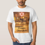 Chappy Chanukah T-Shirt<br><div class="desc">Vergessen Sie Weihnachtslichter.  Der Davidsstern Ist die neue Weise zu gehen.</div>