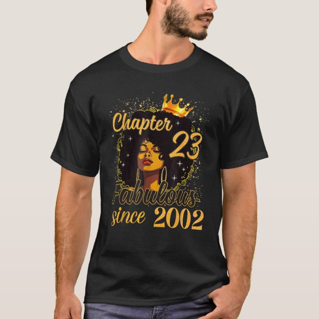 Chapter 23 Fabulous Since 2002 23rd Birthday Women T-Shirt (Vorderseite)