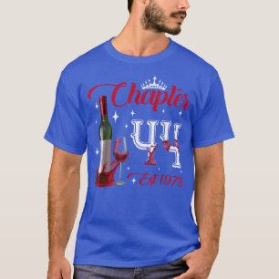 Chapter 44 YO Est 1978 44 th Birthday Red Wine Bot T-Shirt